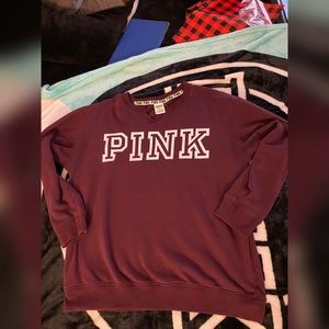 Vs pink sweater Medium